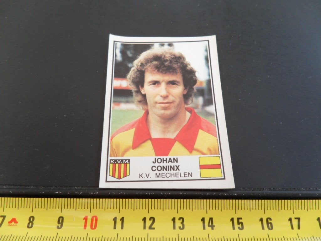 sticker panini football 82 #233 johan coninx kv mechelen, Verzamelen, Ophalen of Verzenden, Zo goed als nieuw