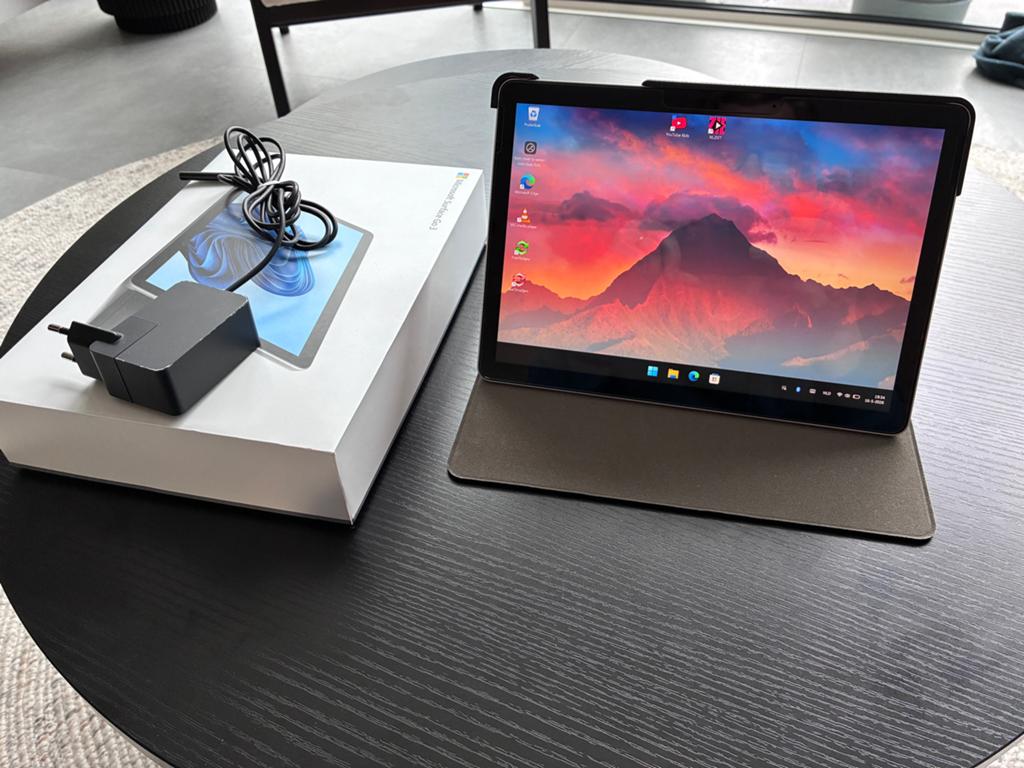 Microsoft Surface Go 3 Tablet met hoes en screenprotector, 10 inch, Usb-aansluiting, Surface go 3, Ophalen of Verzenden