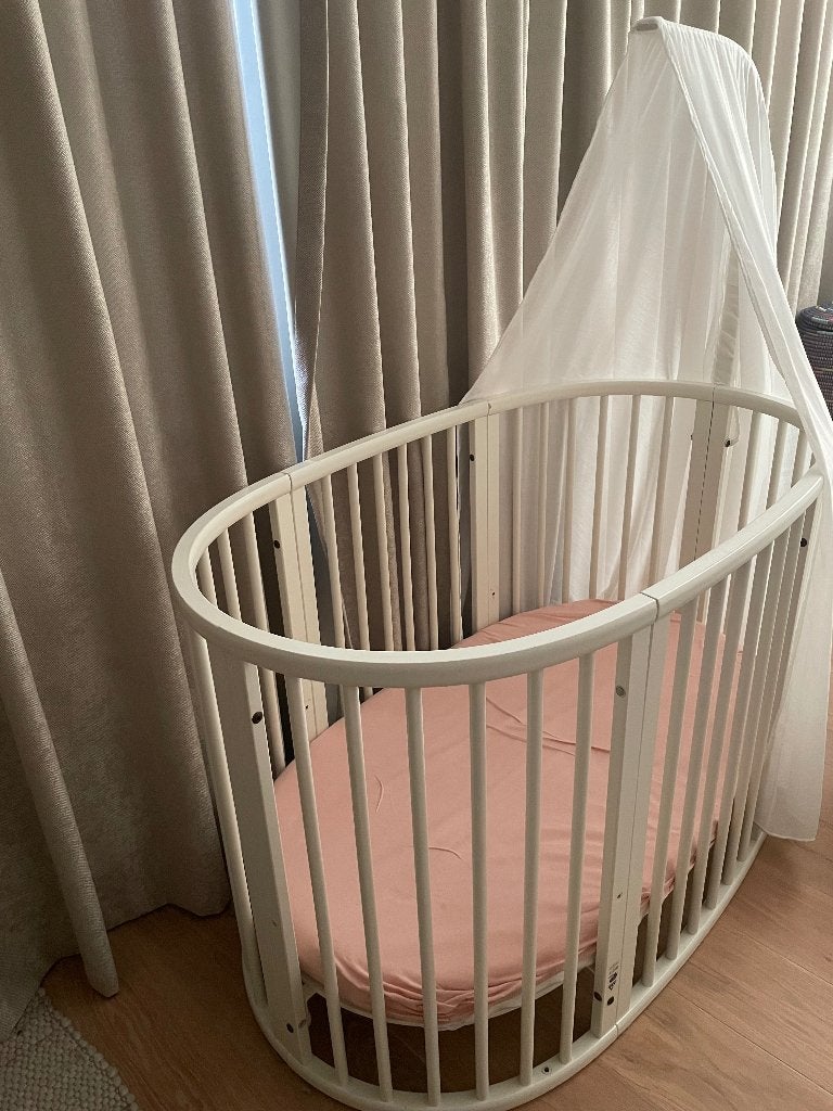 Stokke Sleepi Mini & uitbreiding, Kinderen en Baby's, Babywiegjes en Ledikanten, Ophalen, Zo goed als nieuw, Wieg