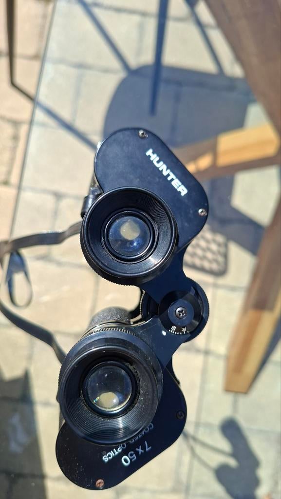 Hunter 7x50 Verrekijker - Coated Optics, Ophalen of Verzenden, Gebruikt, Minder dan 8x, Porro (met knik)