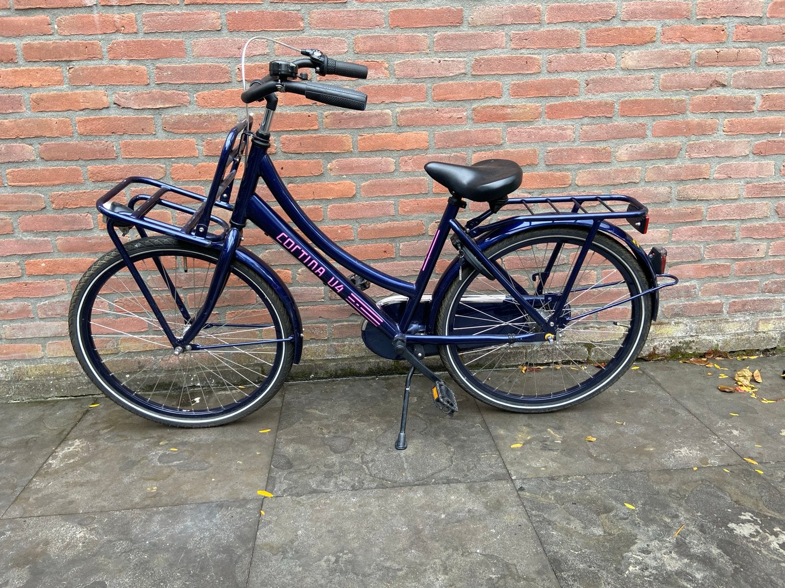 Cortina U4 Transportfiets 24 inch - Donkerblauw, Ophalen, Gebruikt, Terugtraprem, 20 inch of meer