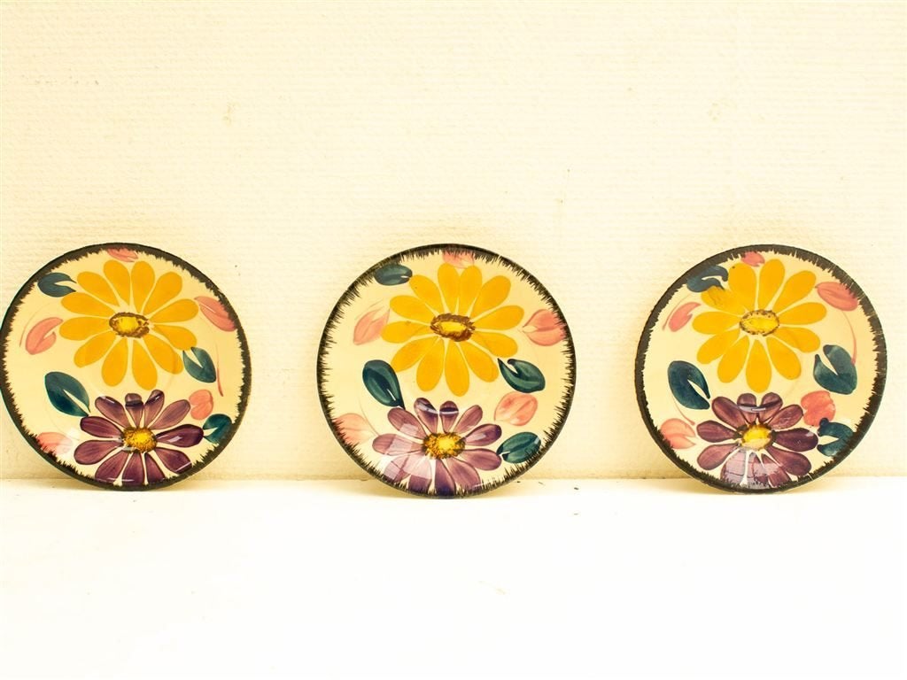 3 Boch belgiqeu schoteltjes 32624, Huis en Inrichting, Keuken | Servies, Gebruikt, Ophalen of Verzenden, Bord(en), Wedgwood