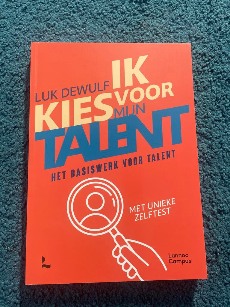 Ik kies voor mijn talent - Luk Dewulf (met zelftest), Ophalen of Verzenden, Zo goed als nieuw