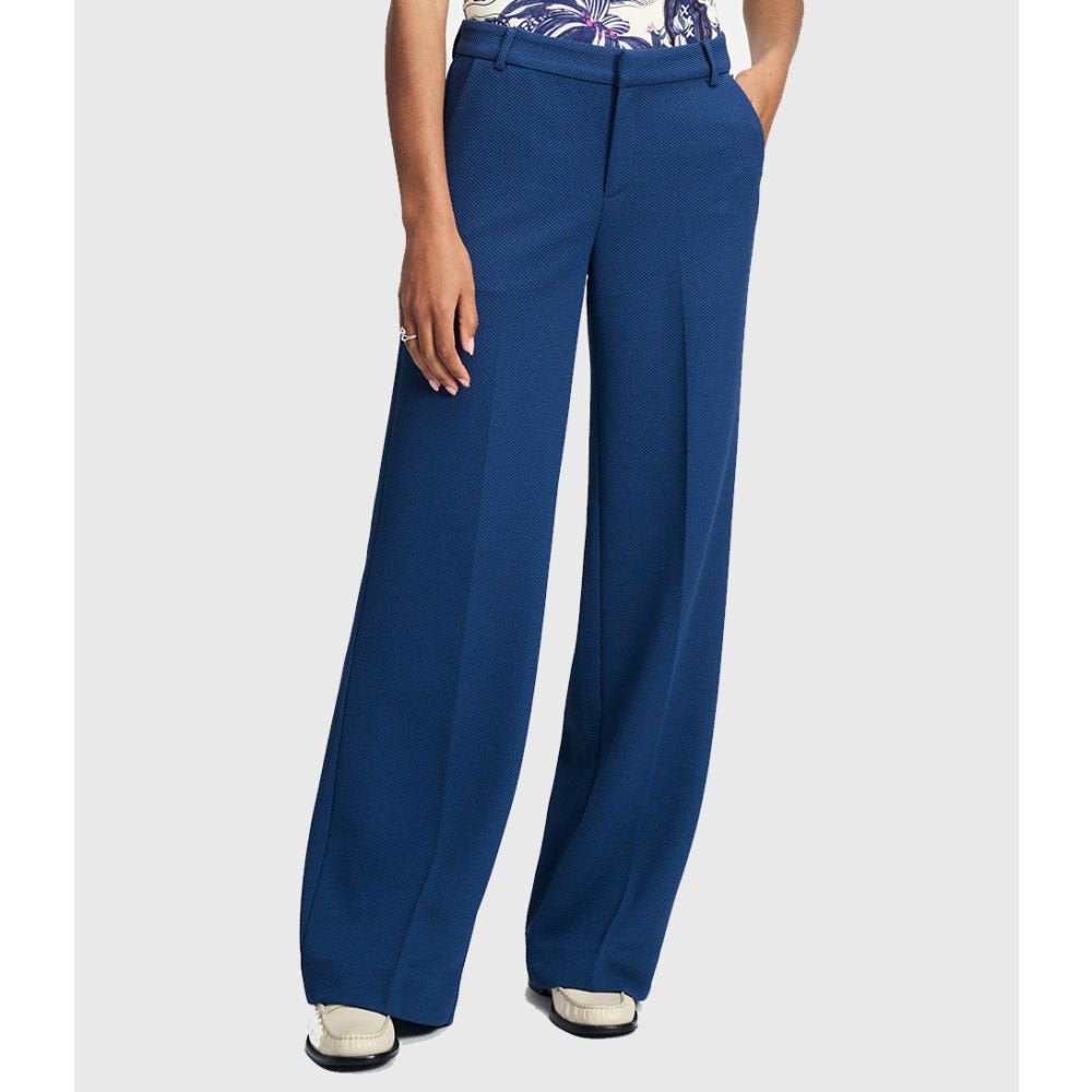 Pom Amsterdam Pants Wide Leg Sapphire Blue mt 38 M, Maat 38/40 (M), Blauw, Ophalen of Verzenden, Zo goed als nieuw