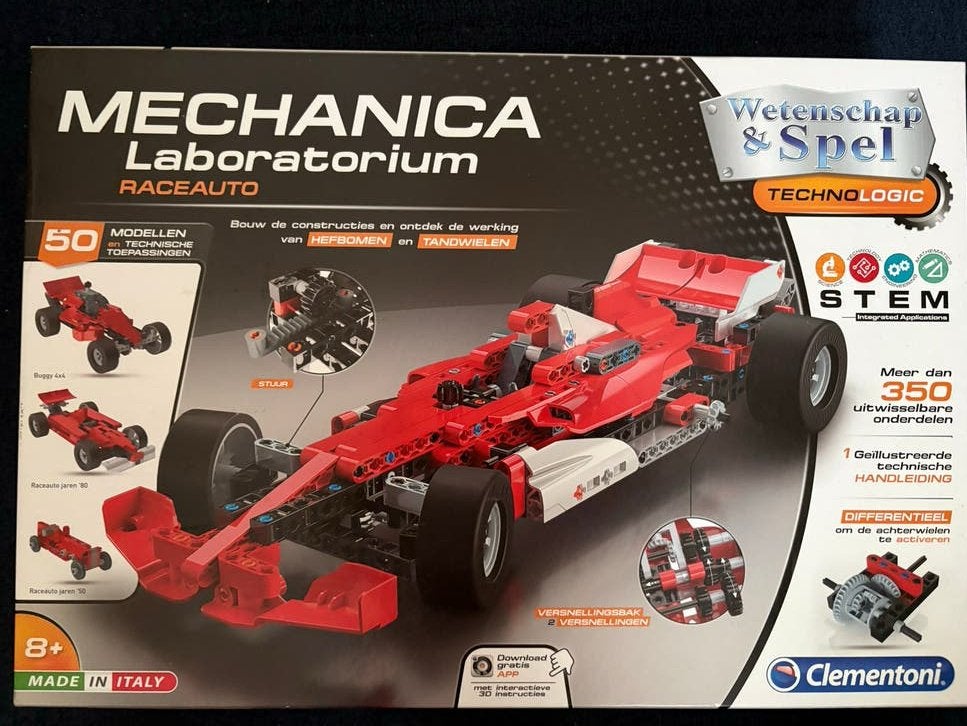 Clementoni Mechanica Raceauto - Bouwpakket, Ophalen, Zo goed als nieuw, Overige merken