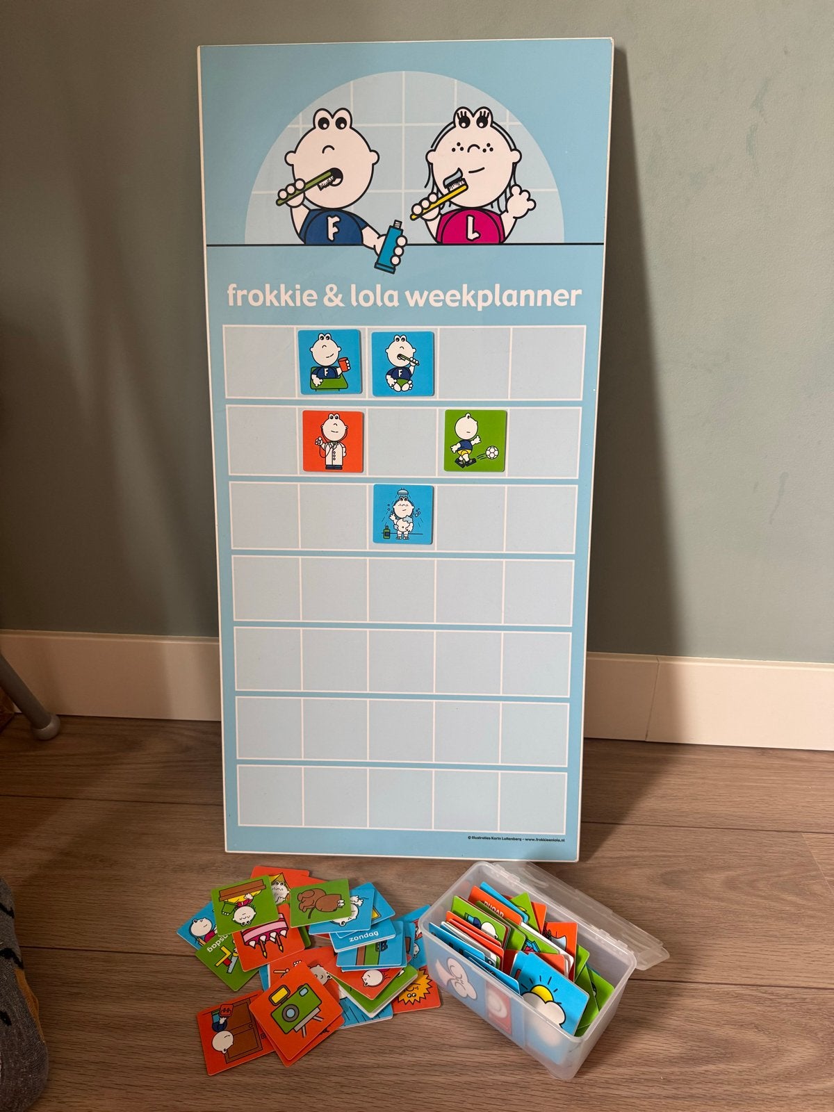 Weekplanner / activiteitenplanner kinderen, Ophalen, Maandkalender, Zo goed als nieuw