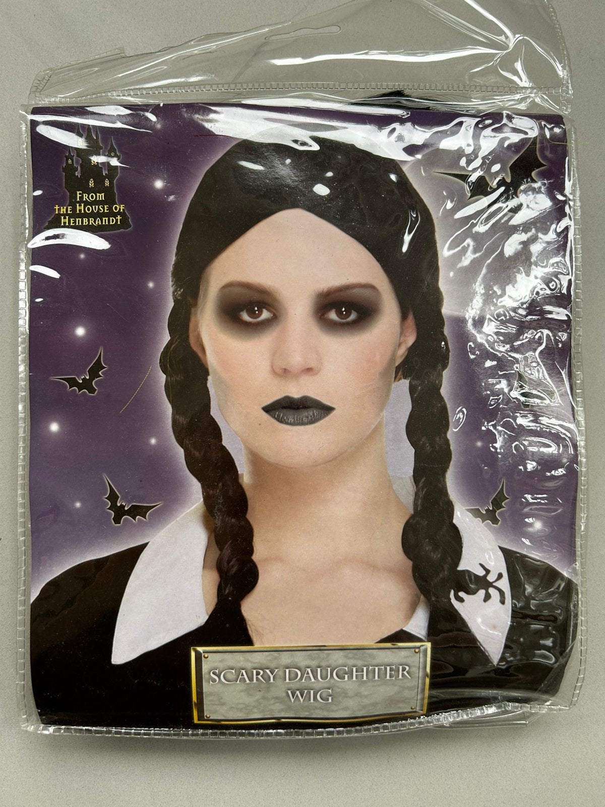NIEUW Wednesday Pruik Verkleedkleding volwassen Halloween, Ophalen of Verzenden, Nieuw, Halloween