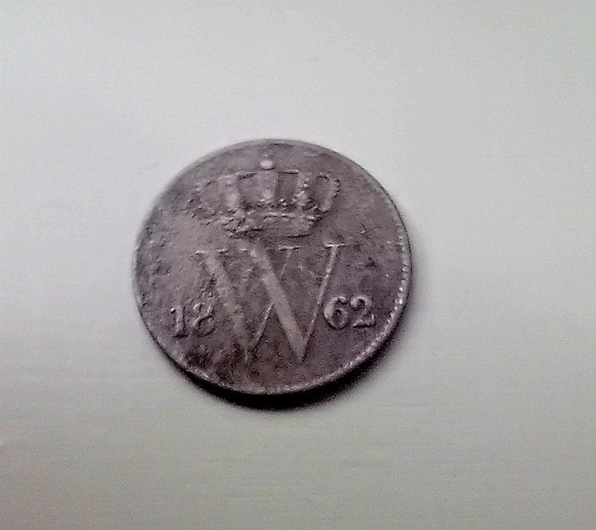 1 cent 1862 Koning Wilhelm III, Postzegels en Munten, Munten | Nederland, Ophalen of Verzenden, Koning Willem III