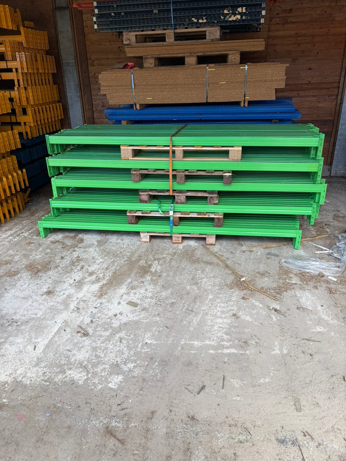 Nette polypal liggers stelling stellingen koopje, Ophalen, Balk, Overige houtsoorten, 50 mm of meer