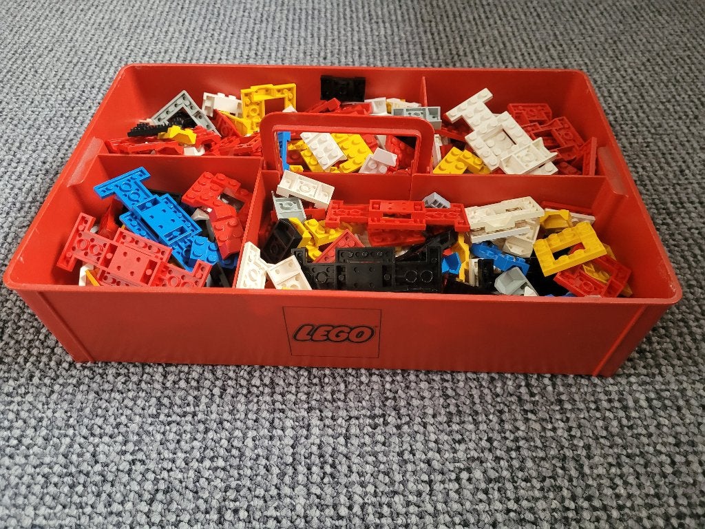 Partij X145=Lego bak met auto onderdelen, Kinderen en Baby's, Speelgoed | Duplo en Lego, Lego, Lego, Gebruikt, Lego