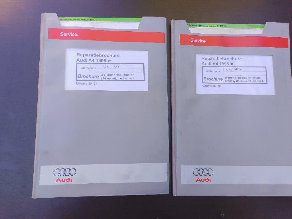 Audi A4 94-01 dealer werkplaatsboeken 1.8 20V motor ADR -AFY, Ophalen of Verzenden, Gelezen, Audi