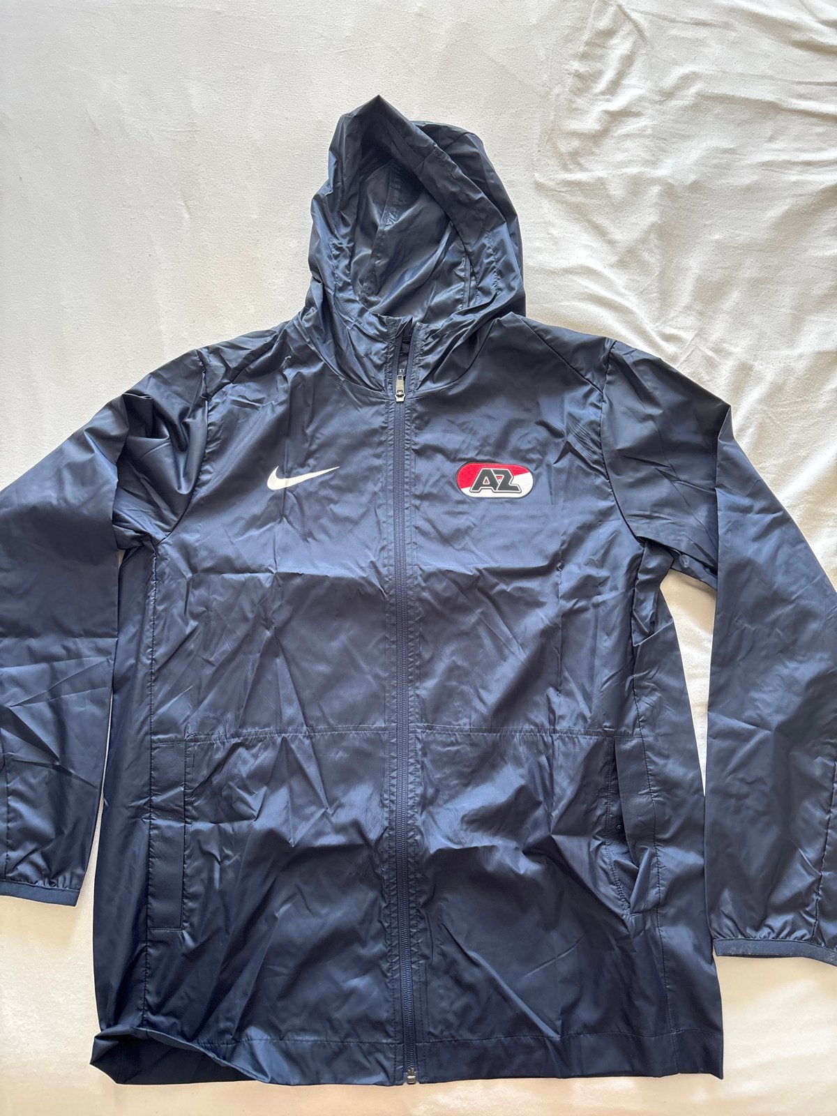 Nike AZ Windjack - Maat M - Zo goed als nieuw, Ophalen of Verzenden, Zo goed als nieuw, Maat 48/50 (M), Blauw