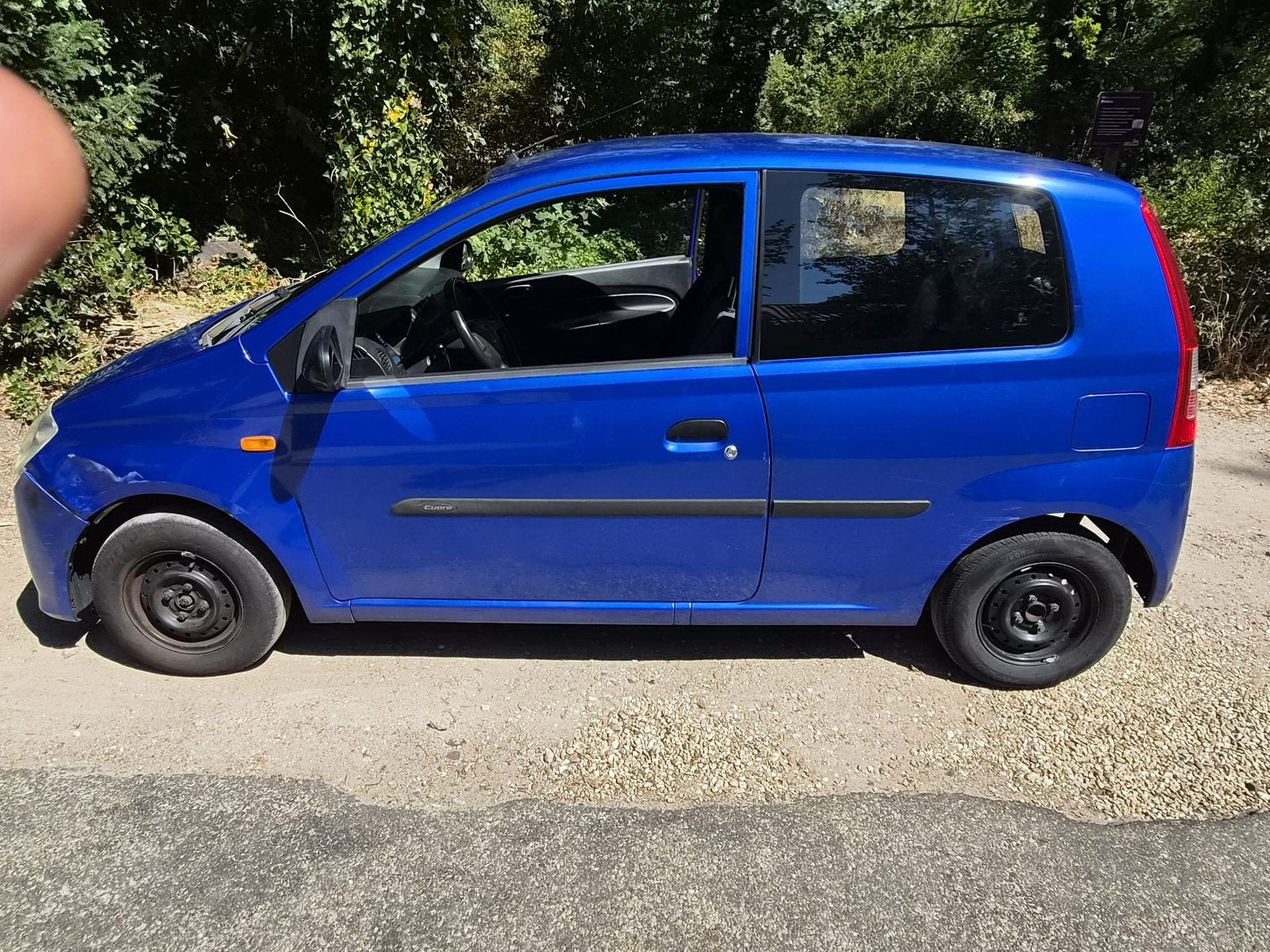 Daihatsu Cuore 1.0 3D 2007 Blauw, Auto's, 600 kg, Zwart, 18 €/maand, Cuore