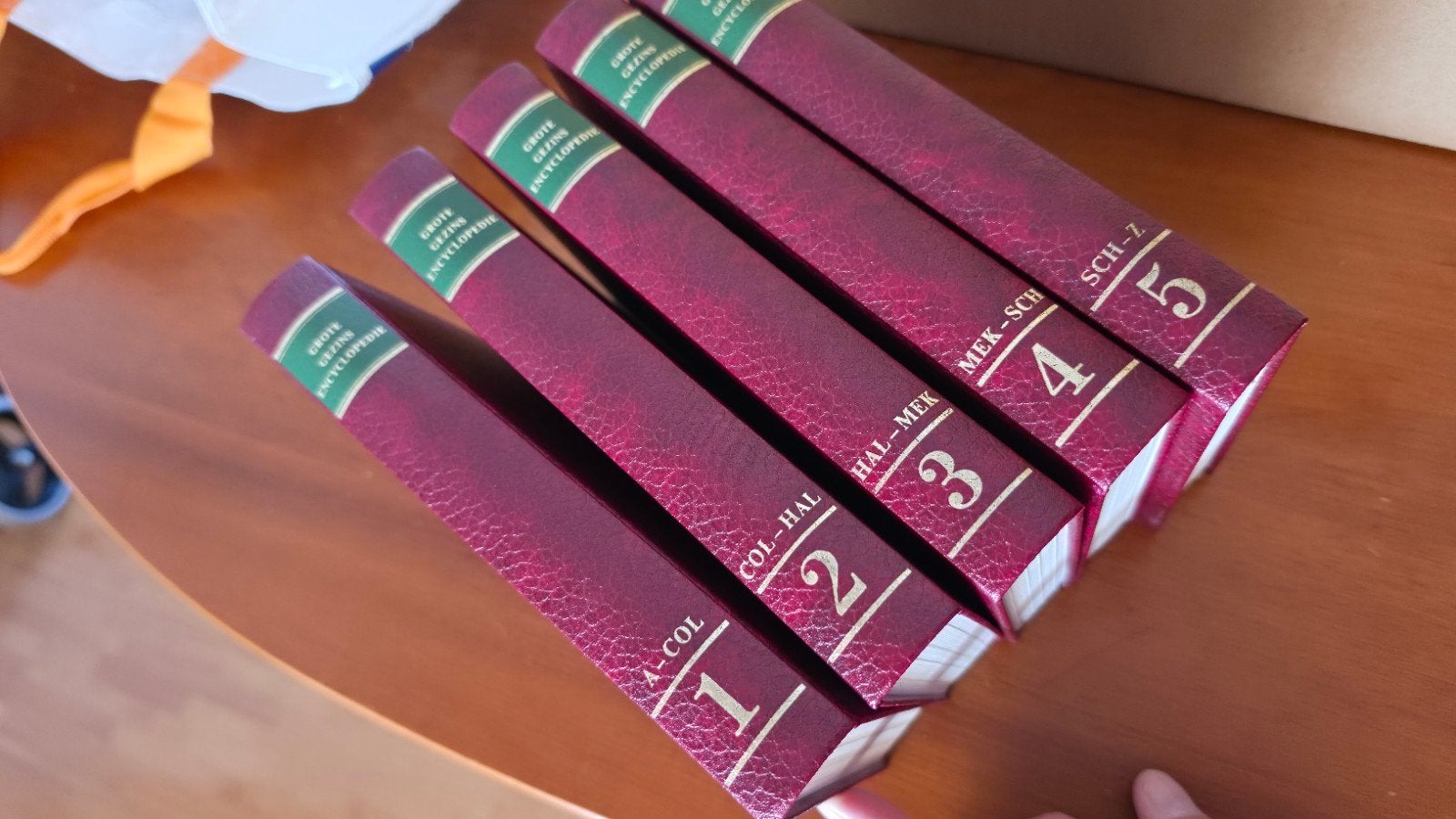 Grote GezinsEncyxlopedie 1982 5-delig, Boeken, Gelezen, Uitgeverij Het Spectrum BV, Complete serie, Ophalen of Verzenden