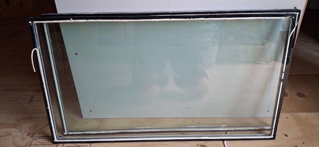 Thermopane ramen 852 x 476 gebruikt voor weinig, Ophalen, Gevelraam of Ruit, Gebruikt, Minder dan 80 cm