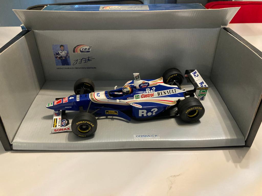 Williams Renault 1997 heinz-harald frentzen german gp 1/18, Hobby en Vrije tijd, Modelauto's | 1:18, Ophalen of Verzenden, Nieuw
