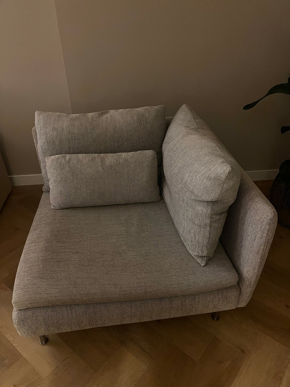 IKEA Söderhamn Hoekbankelement - Zo goed als nieuw, Ophalen, Eenpersoons, Hoekbank, 75 tot 100 cm