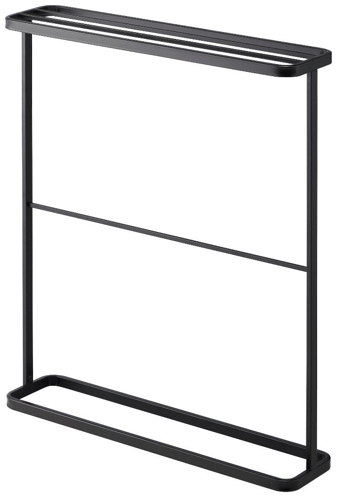 Yamazaki Tower Handdoekenrek Badkamer - Zwart, Ophalen of Verzenden, Zo goed als nieuw, Zwart