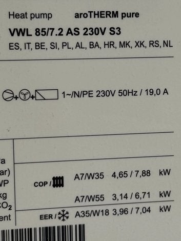 Vaillant aroTHERM pure VWL 85/7.2 AS 230V S3 Printplaten, Ophalen, Gebruikt, Overige typen