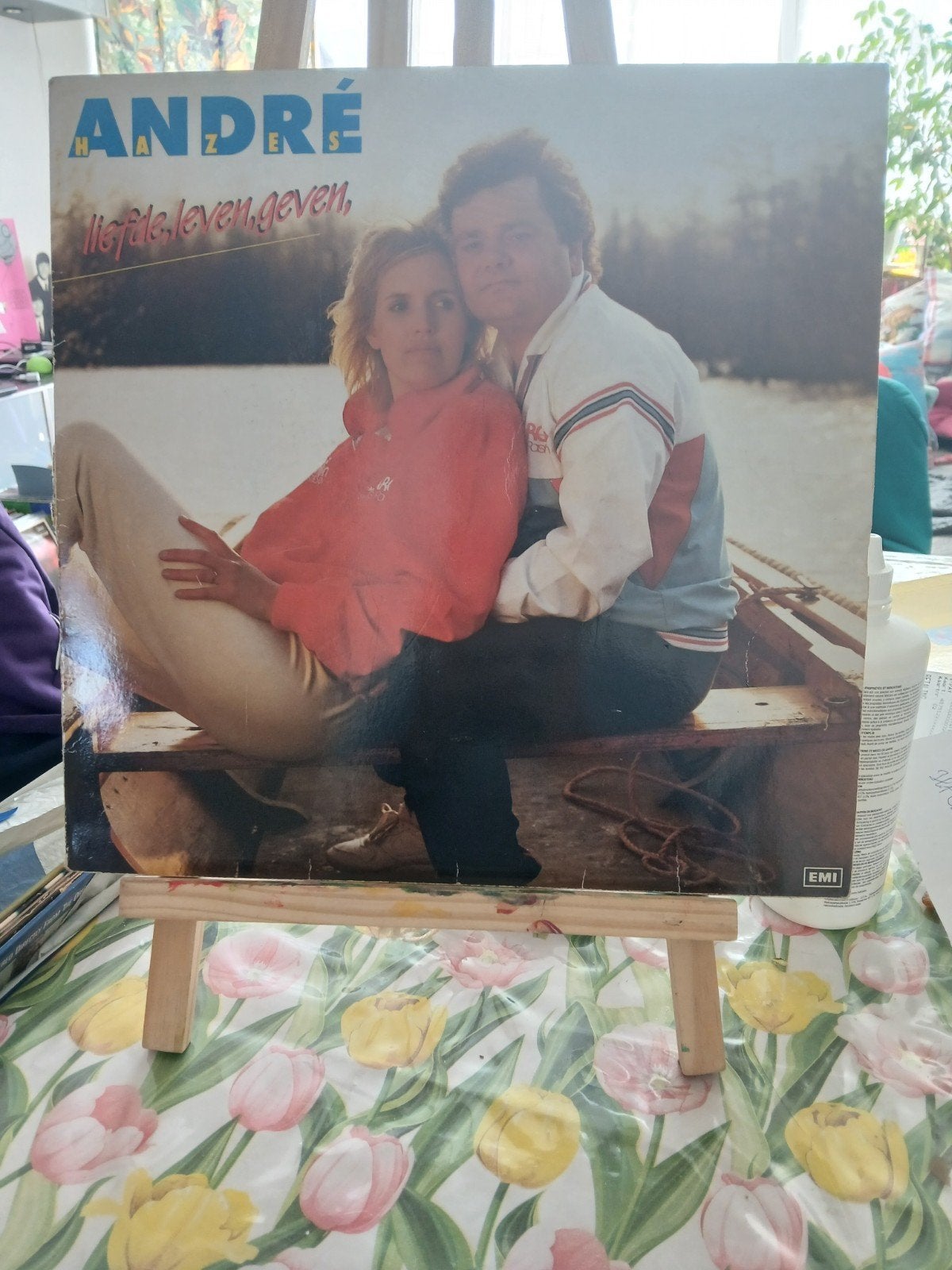 André Hazes - Liefde, leven, geven LP (Pop, Levenslied), Cd's en Dvd's, LP, Gebruikt, Ophalen of Verzenden, Levenslied of Smartlap
