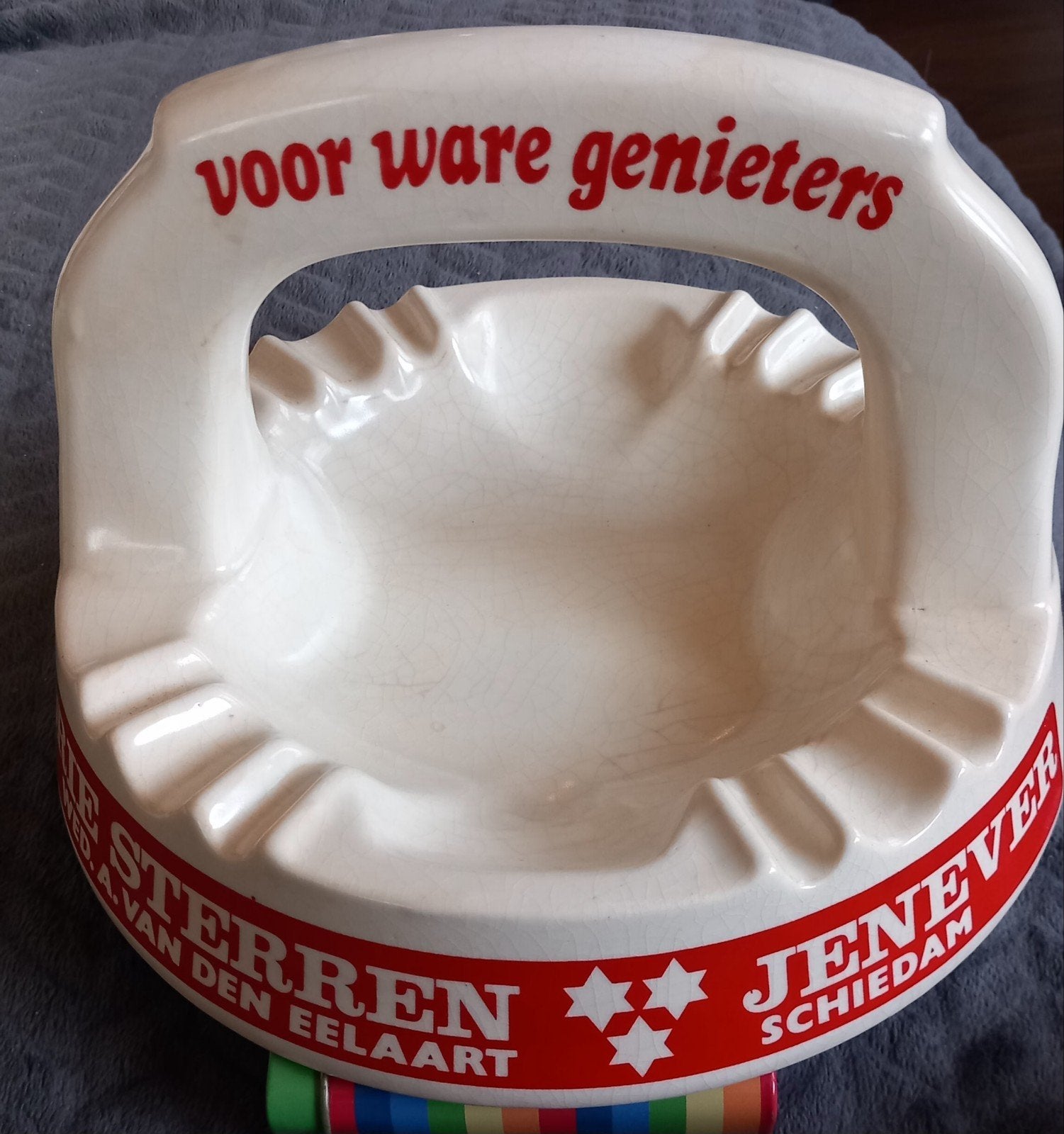 Asbak 3 Sterren Jenever Schiedam Wed. A. Van Den Eelaart, Verzamelen, Ophalen of Verzenden, Nieuw, Gebruiksvoorwerp