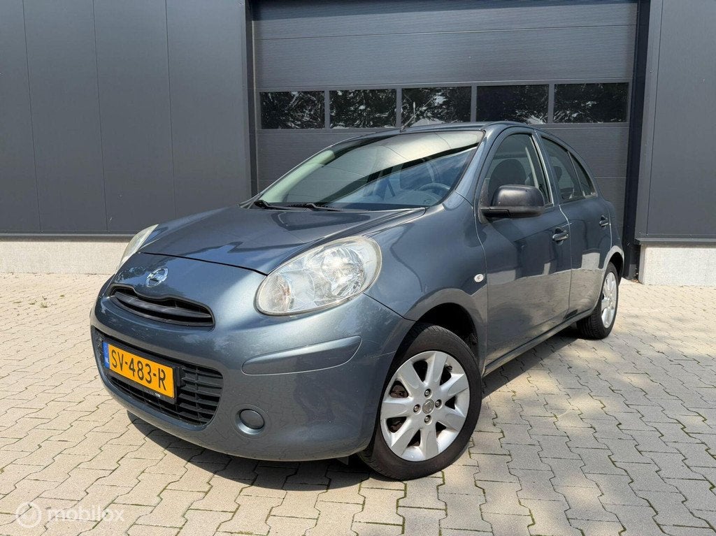 Nissan Micra 1.2 Visia NW APK 07-27 I Airco I Elektr Ramen, Auto's, Voorwielaandrijving, Euro 5, Stof, Gebruikt