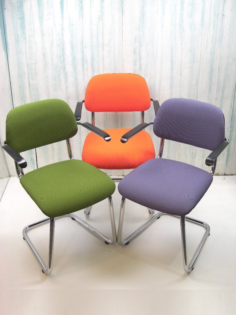Gispen stijl stoelen SALE!, Huis en Inrichting, Stoelen, Ophalen, Gebruikt, Stof, Gispen