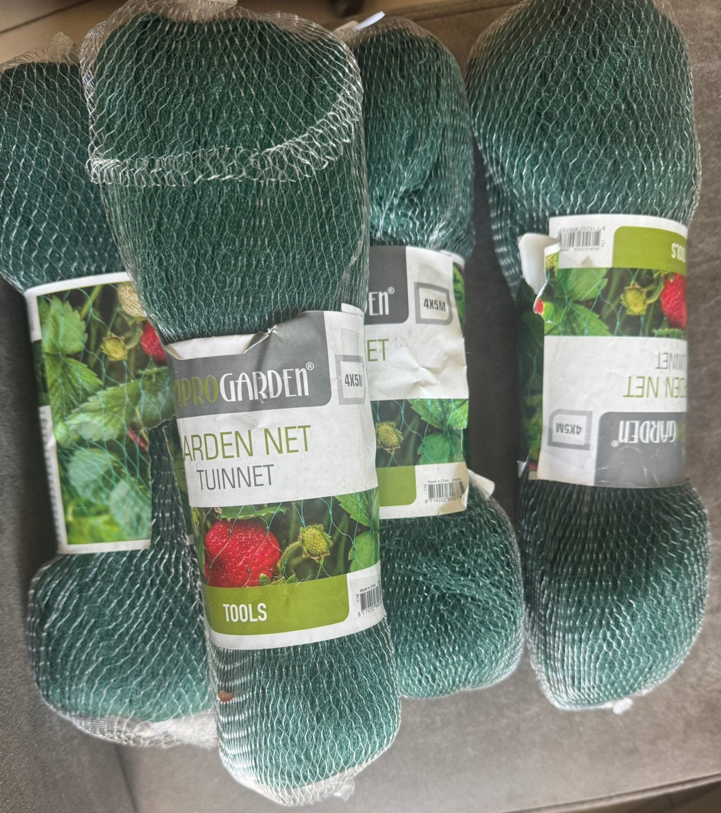 Tuinnen net 4x5m nieuw, Tuin en Terras, Gaas en Draad, Ophalen, Nieuw, 10 tot 20 meter