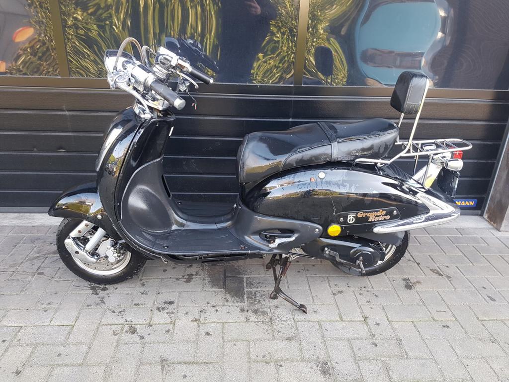 Lintex HT50QT-29 retro scooter voor onderdelen., Overige merken, Gebruikt, Ophalen of Verzenden, Benzine