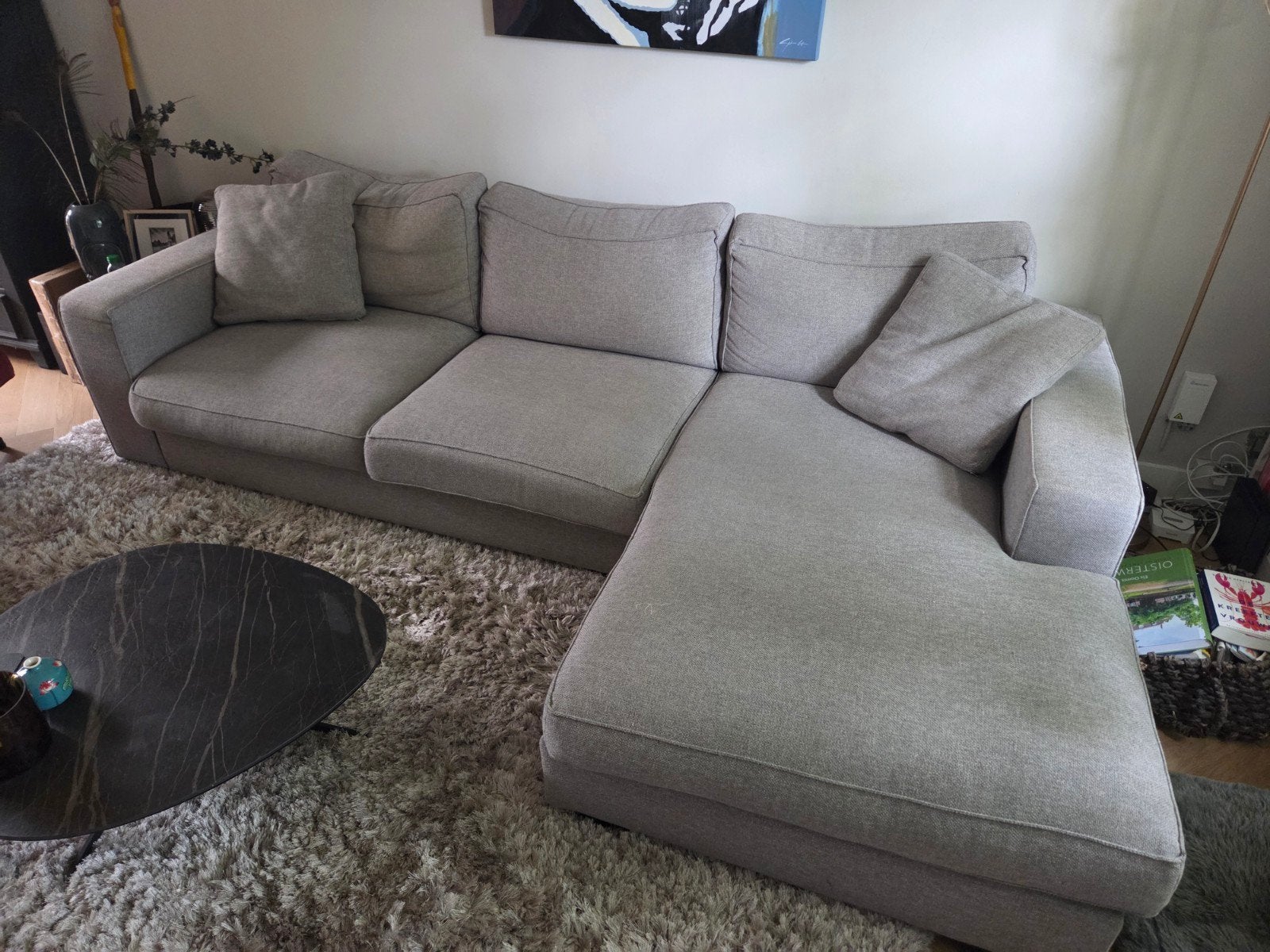 Hoekbank - 5 jaar oud - Goede staat, Huis en Inrichting, Banken | Bankstellen, Ophalen, 250 tot 300 cm, Gebruikt, 100 tot 125 cm