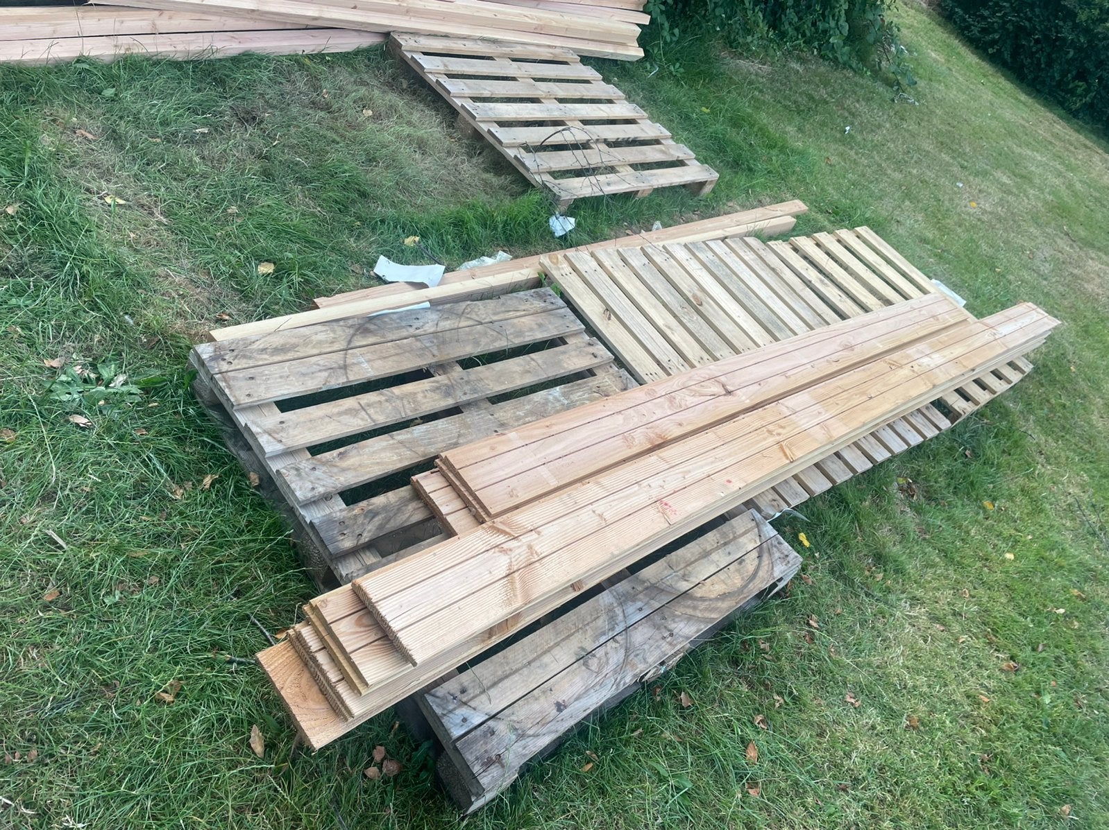 4x pallets, Ophalen, Zo goed als nieuw, Minder dan 180 cm, Planken
