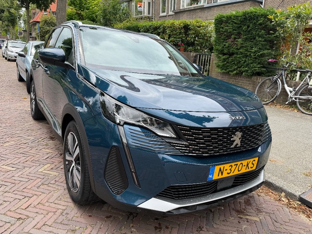 Peugeot 3008 1.6 Plug-in Hybrid 225pk E-eat8 2021 Blauw, Auto's, Peugeot, Particulier, Achteruitrijcamera, Adaptive Cruise Control