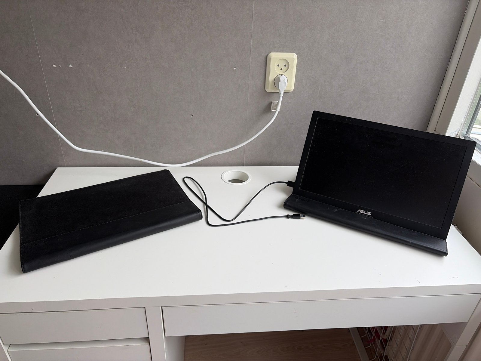 ASUS MB169B+ Draagbare Monitor - Full HD USB 3.0, Ophalen, Full HD, Zo goed als nieuw, Onbekend