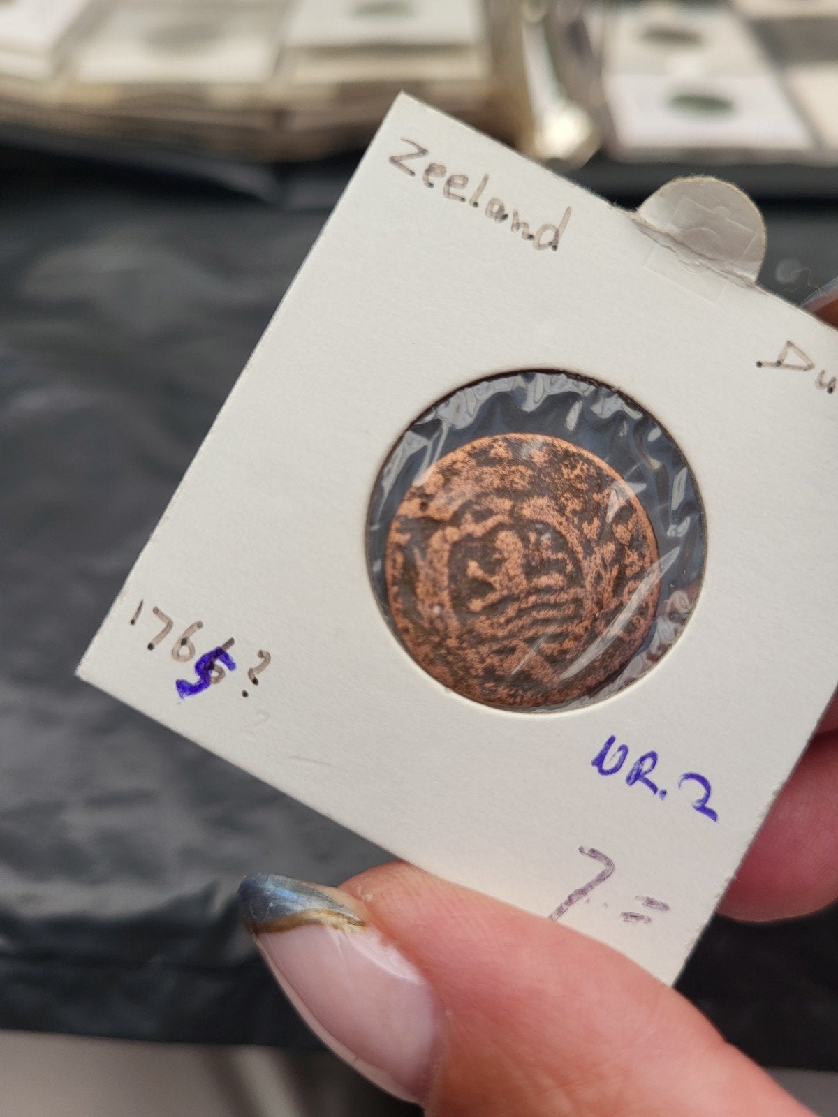 Zeelandia Duit 1765? (1), Postzegels en Munten, Ophalen of Verzenden, Vóór koninkrijk, Overige waardes