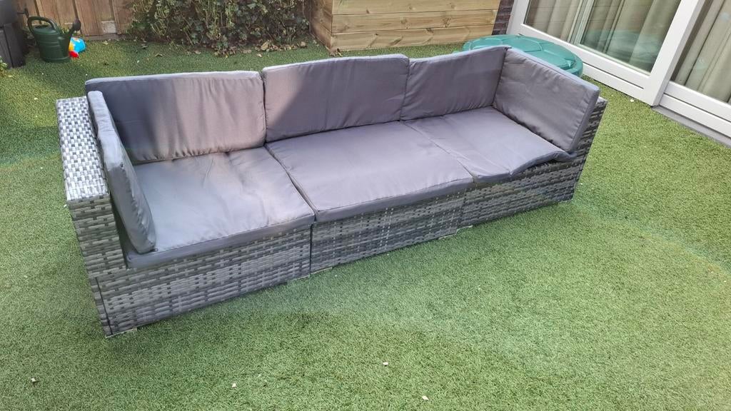 Loungeset, Tuin en Terras, Ophalen, Gebruikt, Kunststof