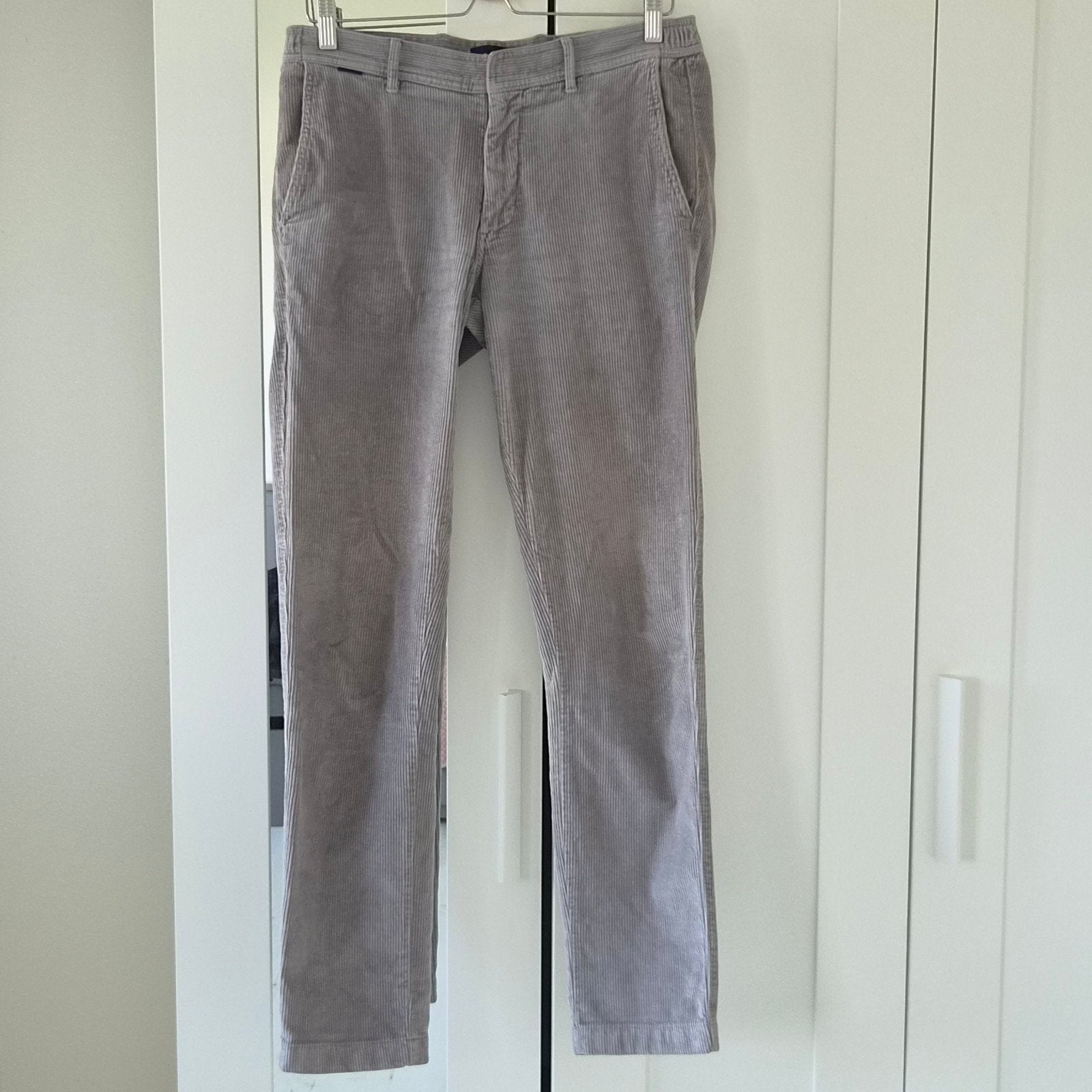 Mr Marvis corduroy chino broek W32 L32 Oysters grijs, Ophalen of Verzenden, Zo goed als nieuw, Grijs, Mr Marvis