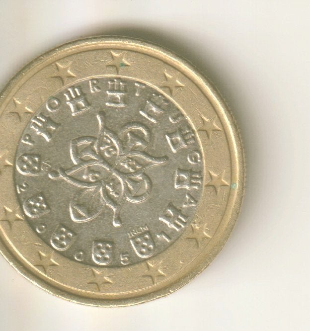 1 euro 2005 portugal, Postzegels en Munten, Munten | Europa | Euromunten, Verzenden, Portugal, 2 euro