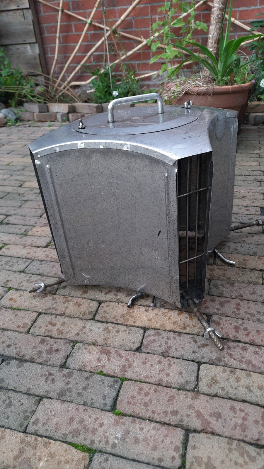 Schoorsteenkap Trekkap Colt Cowl rvs universeel, Huis en Inrichting, Ophalen, Gebruikt, Hout, Houtkachel