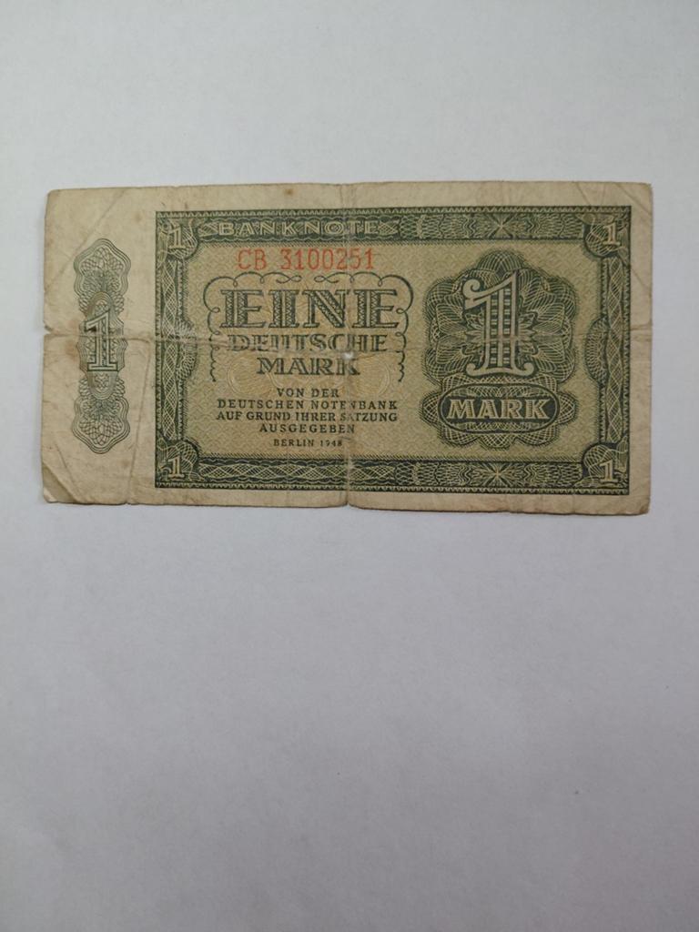 Oost Duitsland 1 mark 1948, Ophalen of Verzenden, Duitsland