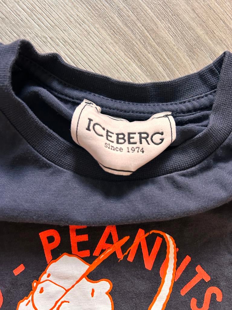 Iceberg Peanuts Sportswear T-shirt - Maat 128, Ophalen of Verzenden, Zo goed als nieuw, Jongen of Meisje