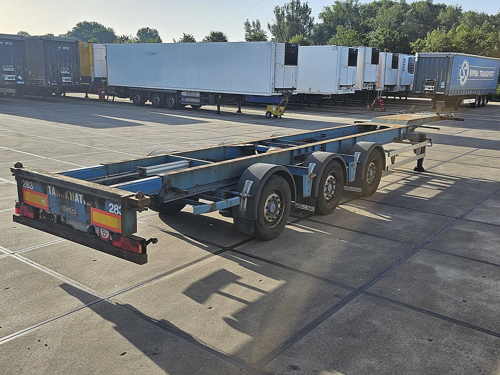 RENDERS CHASSIS PORTMASTER, Auto's, Vrachtwagens, Overige kleuren, Bedrijf, Aanhangers en Opleggers, Te koop