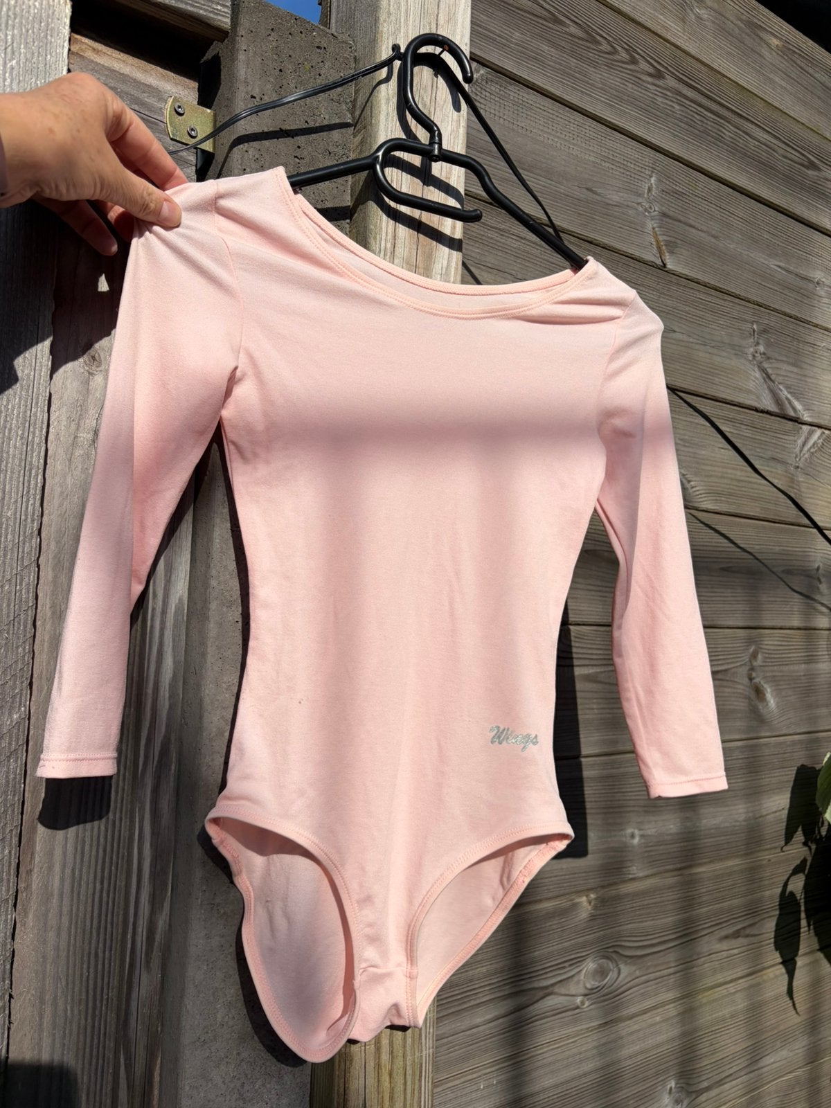 Wings Roze Balletpakje Lange Mouw - Maat 152 zgan, Ophalen of Verzenden, Zo goed als nieuw, Kleding