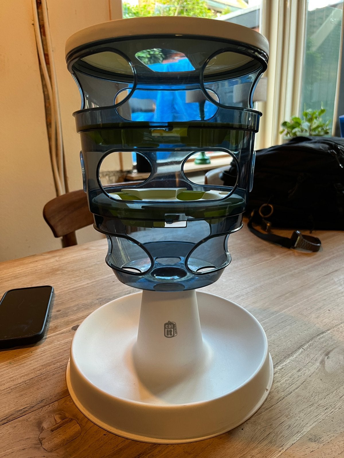 Catit slowfeeder voertoren, Ophalen of Verzenden, Zo goed als nieuw