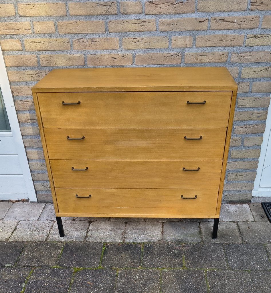 Ladekast vintage Simplalux, Gebruikt, Vintage, 50 tot 100 cm, 3 of 4 laden