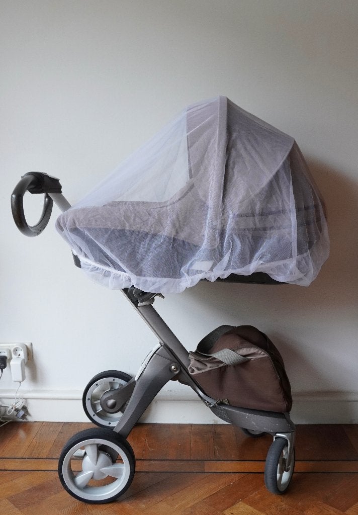 Stokke Xplory kinderwagen compleet braun taupe nette staat, Gebruikt, Combiwagen, Met reiswieg, Ophalen