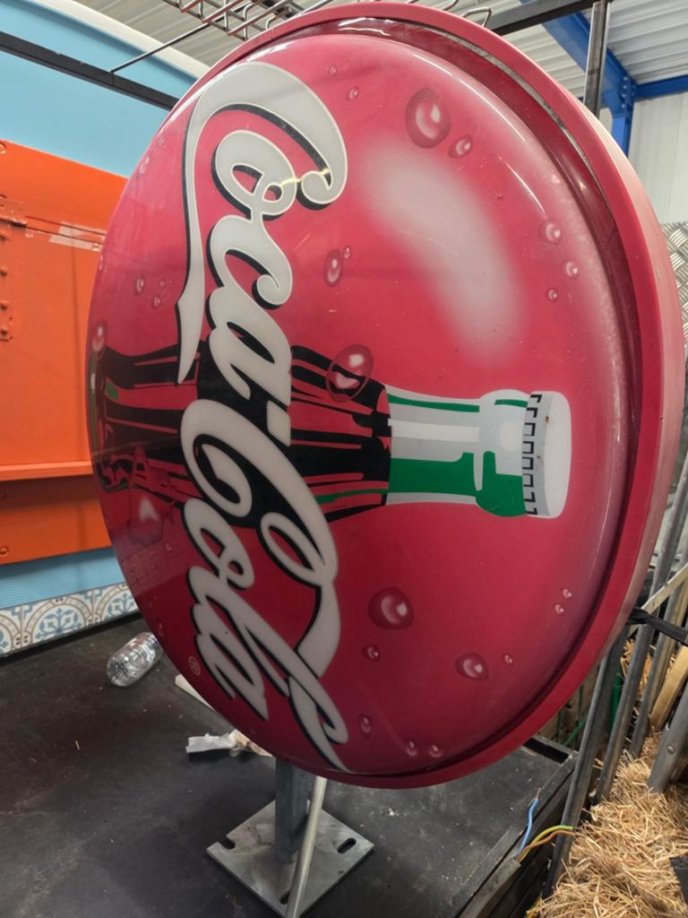 Coca-Cola en Heineken Lichtbakken - Dubbelzijdig Reclame, Verzamelen, Merken en Reclamevoorwerpen, Ophalen, Gebruikt, Lichtbak of (neon) lamp