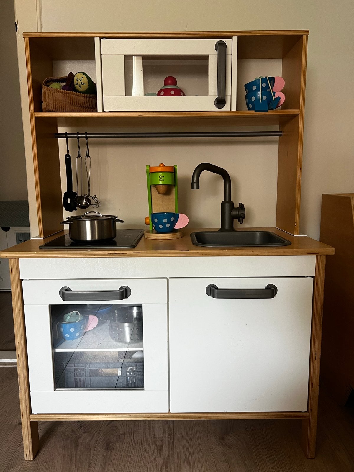 IKEA Speelkeuken DUKTIG met uitgebreide accessoires, Ophalen, Gebruikt, Hout, Speelkeuken