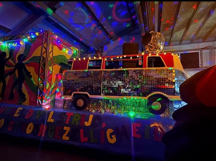 Carnavalskar - Disco Bus Thema, Ophalen, Gebruikt, Overige typen, Carnaval