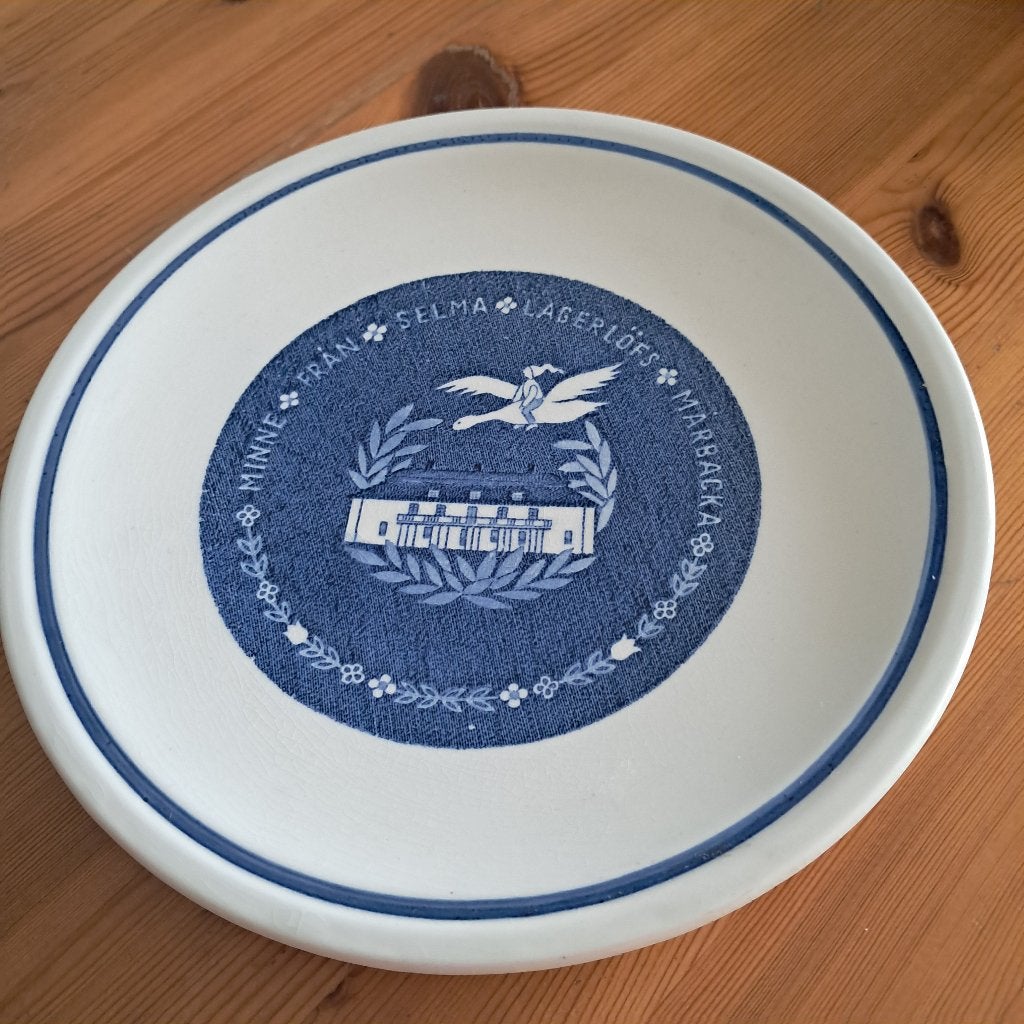 Zweden Gefle Selma Lagerloef Marbacka bordje 20 cm, Antiek en Kunst, Ophalen of Verzenden