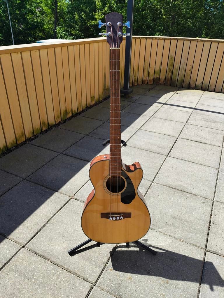 Fender akoestische basgitaar, Muziek en Instrumenten, Snaarinstrumenten | Gitaren | Bas, Ophalen, Zo goed als nieuw, Akoestisch